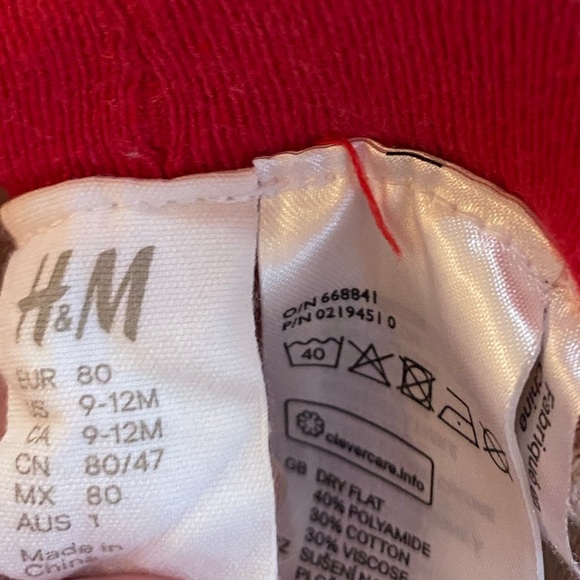 H &M Fair isle leggings 9-12 months - Picture 2 of 5